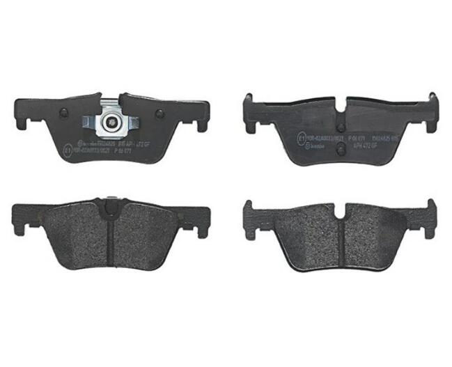 BMW Disc Brake Pad Set - Rear (Low-Metallic) 34216873093 - Brembo P06071